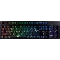 Клавиатура ADATA черная, игровая, Mem-chanical, USB, RGB подсветка INFAREX K10