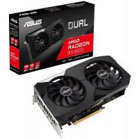 Видеокарта ASUS AMD Radeon RX 6600 Dual 2491Mhz PCI-E 3.0 8192Mb 14000Mhz 128 bit DUAL-RX6600-8G