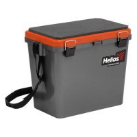 Ящик рыболовный HELIOS , серый/оранжевый HS-IB-19-GO-1