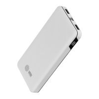 Внешний аккумулятор (Power Bank) Cactus , 10000мAч, белый CS-PBFSKT-10000