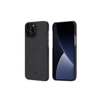 Чехол-крышка Pitaka MagEZ Case 2 для iPhone 13 Pro, кевлар, черно-серый 