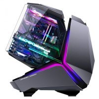 Корпус ATX JONSBO без БП, боковая панель из закаленного стекла, серый MOD5 Gray