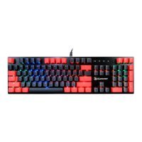 Клавиатура A4TECH Bloody B820N, USB, черный + красный [b820n ( black + red)] B820N ( BLACK + RED)