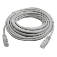 Патч-корд 5-970 литой (molded), UTP, cat.5E, 10м, 4 пары, CCA, 1 шт, серый 5-970 10.0
