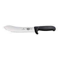 Нож кухонный Victorinox Butchers Safety Nose (5.7603.18L) стальной разделочный для мяса лезв.180мм ч 5.7603.18L