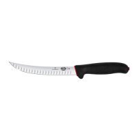 Нож кухонный Victorinox Fibrox (5.7223.20D) стальной разделочный лезв.200мм прямая заточка черный 5.7223.20D