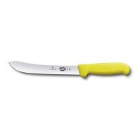 Нож кухонный Victorinox Swibo (5.7608.18) стальной разделочный лезв.180мм прямая заточка желтый 5.7608.18