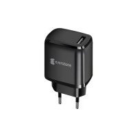 Зарядное устройство сетевое Everstone EV-AC-USBA10, черный 