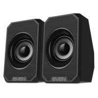Колонки Sven 180, 2.0, черный [sv-020248] SV-020248