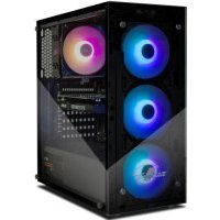 Корпус ATX Eurocase без БП 3 ARGB black A01