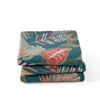 Комплект из 3 салфеток с LA REDOUTE INTERIEURS Рисунком Tropic 45 x 45 см синий