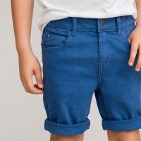 Бермуды LA REDOUTE COLLECTIONS Из джинсовой ткани 3-12 лет 6 синий