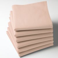 Салфетки Столовые однотонные из хлопка Scenario 45 x 45 см розовый 