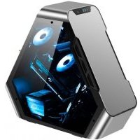 Корпус ATX JONSBO серебристый, без БП, боковая панель из закаленного стекла, 2*USB 3.0, USB Type-C, audio TR03-A Silver