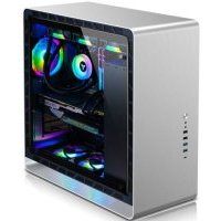 Корпус eATX JONSBO серебристый, без БП, боковая панель из закаленного стекла, USB Type-C, 2*USB 3.0, 2*USB 2.0, audio UMX6-A