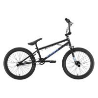 Велосипед STARK Madness BMX 3 (2022), BMX (взрослый), рама 9", колеса 20", черный/голубой, 12.5кг [hq-0005123] HQ-0005123