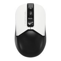 Мышь A4TECH Fstyler FB12, оптическая, беспроводная, USB, белый и черный [fb12 panda] FB12 PANDA