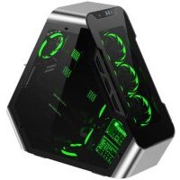 Корпус ATX JONSBO без БП, боковая панель из закаленного стекла, серебристый TR03-G Silver