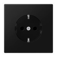 LS1520KISWM JUNG LS 990 Черный матовый Розетка с защитой от детей, SCHUKO 