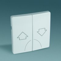 82029-31 Simon 82 Слоновая кость Кнопка жалюзийная 2-ая 2вх-2вых, слоновая кость