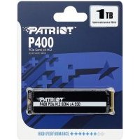 Накопитель SSD M.2 2280 Patriot Memory P400 1TB PCIe Gen4 x 4 NVMe 1.3 5000/4800MB/s IOPS 620K/550K heatshield P400P1TBM28H
