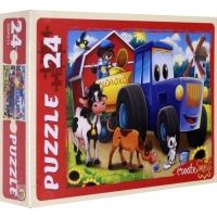 MAXI Puzzle-24 "Веселый трактор №3" (ПУ24-5882) 