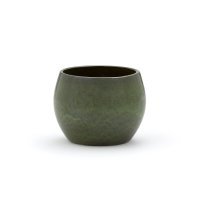 Кашпо LA REDOUTE INTERIEURS Глазурованное из обожженной глины 31 см Apano единый размер зеленый
