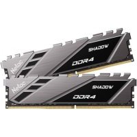 Модуль памяти DDR4 16GB (2*8GB) Netac Shadow gray PC4-28800 3600MHz CL18 радиатор 1.35V NTSDD4P36DP-16E