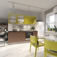 Кухонный гарнитур №2 Ветторе ридотта мед коричневый 