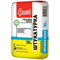 штукатурка гипсовая белая старатели, 30 кг 