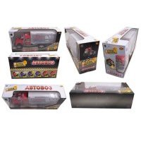 ABtoys с двумя машинками строительной техники Спецтехника Автовоз с двумя машинками строительной техники