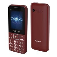 Мобильный телефон MAXVI P2 WINE RED (2 SIM) P2