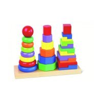 Набор пирамид Геометрические фигуры в коробке 50567 