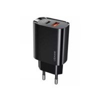Сетевое зарядное устройство USAMS US-CC121 T35 3A PD+QC черный (УТ000024257) US-CC121 T35