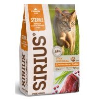 Сухой корм для кошек Sirius для стерилизованных с уткой и клюквой 0,4 кг 