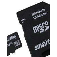 Карта памяти SmartBuy MicroSD 64Gb Class 10 SB64GBSDCL10-01LE + adapter