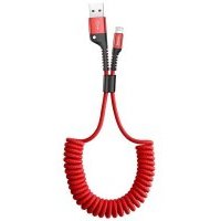 Кабель Baseus Fish Eye Spring USB - Lightning Red CALSR-09 CALSR-09