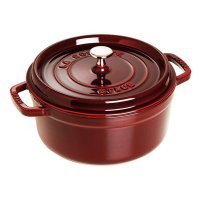 Кастрюля чугунная 3,8л Staub, цвет бордовый 1102487