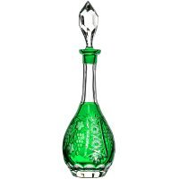 Декантер с пробкой Ajka Crystal Grape 750мл, темно-зеленый 