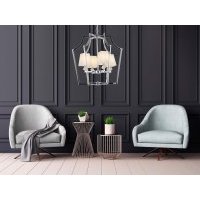 Люстра Lumina Deco MONTERO LDP 1249-4 CHR+WT Montero LDP 1249-4 CHR+WT