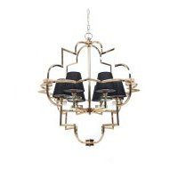 Люстра Lumina Deco BALTIMORE LDP 8020-6 GD+BK 
