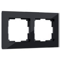 Рамка на 2 поста Werkel FAVORIT W0021108 4690389159589 Favorit Черный W0021108