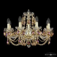 Люстра подвесная Bohemia Ivele Crystal 1406/8/195 G R777 