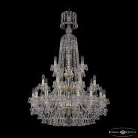 Люстра подвесная Bohemia Ivele Crystal 1409/16+8+4/300/XL-130/3d G 