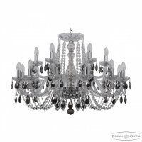 Люстра подвесная Bohemia Ivele Crystal 1402/12+6/300 Ni K731 
