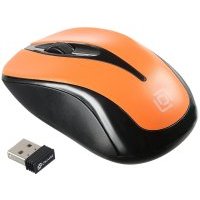 Мышь Oklick 675MW Black-Orange 1025920 675MW Оптическая черная оранжевая