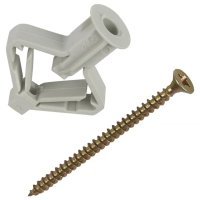 дюбель распорный ax нейлон 10x50 (50 штук) -пакет tecfi