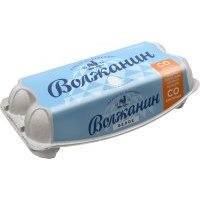 Яйца куриные Волжанин белые СО 10шт