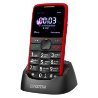 Мобильный телефон Digma Linx S220, красный