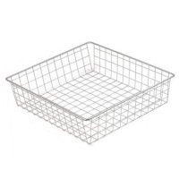 Корзина выдвижная 60IV (555х485х200), в модуль 600 мм, белая, без направляющих